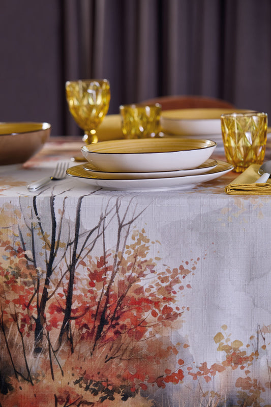 TOVAGLIA FOLIAGE MAISON SUCRÉE | in tessuto antimacchia | varie misure