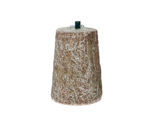 TRONCO PER ALBERO DI NATALE BRUCO | in resina | Ø34x48cm