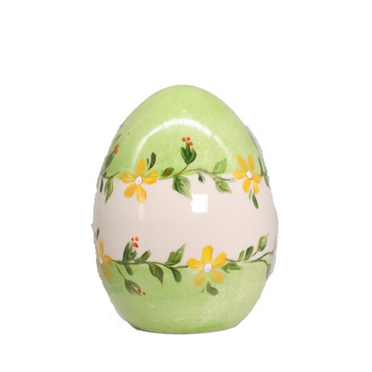 UOVO DIPINTO SBORDONE PORCELLANE | in porcellana Capodimonte vari colori | 10cm