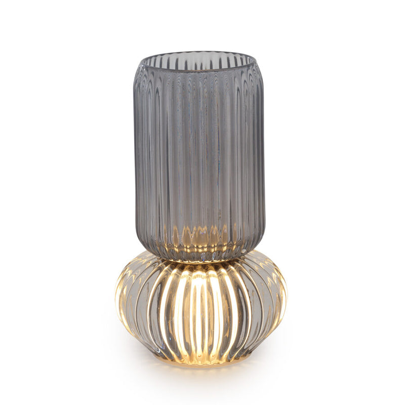 VASO LUMINESCENCE HENRIETTE - in vetro con led in vari colori - 11x19cm | Adele Cherie