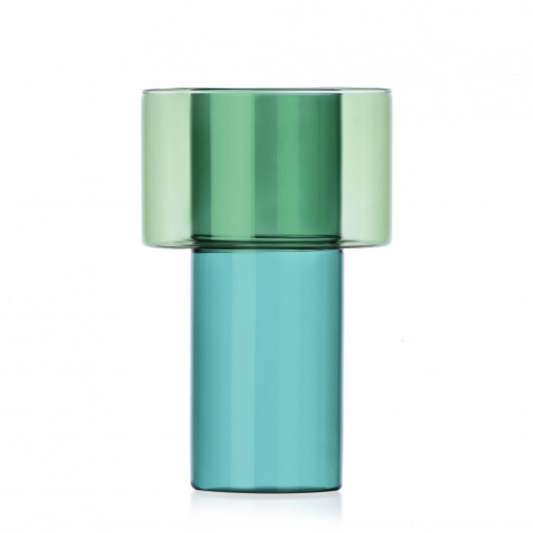 VASO BOREALE ICHENDORF MILANO | in vetro borosilicato vari colori | 13x20cm
