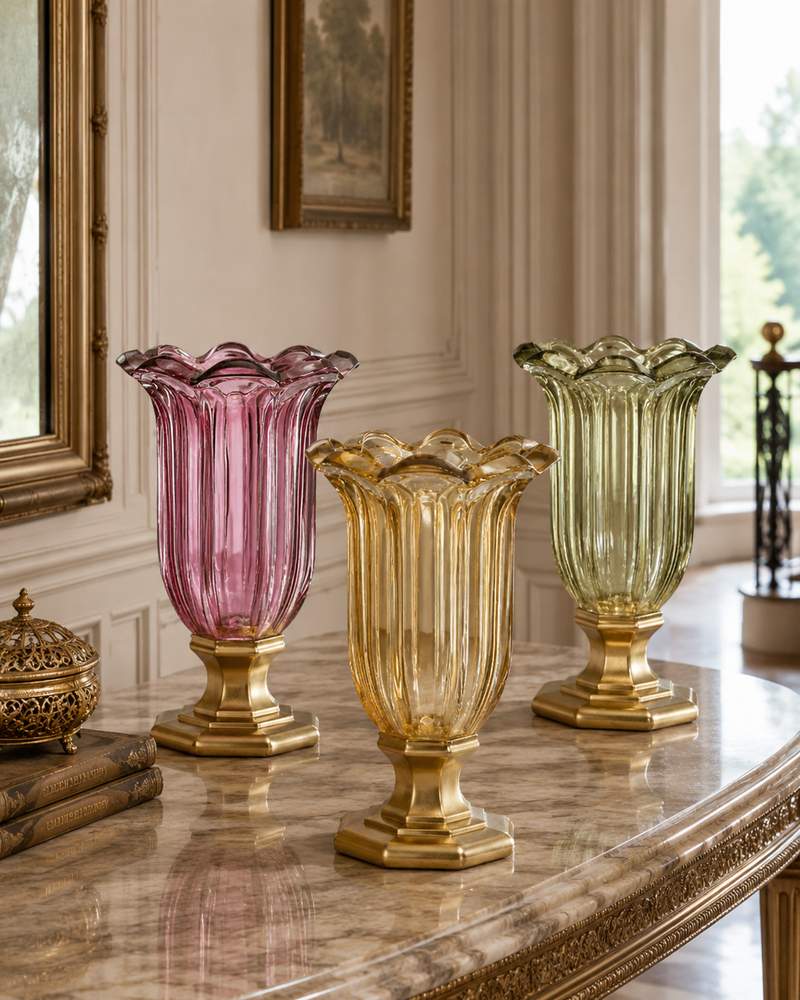 VASO DALIA C.V. CRISTAL - in vetro - 22x32cm | Adele Cherie