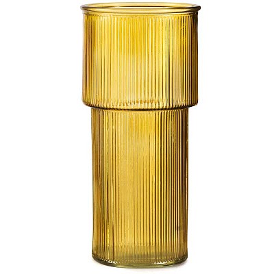 VASO STRIPED C.V. CRISTAL - in vetro - 11x24cm | Adele Cherie