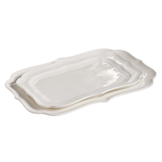 SET VASSOI CONVIVIO GALBIATI MILANO  | in ceramica | 2pz