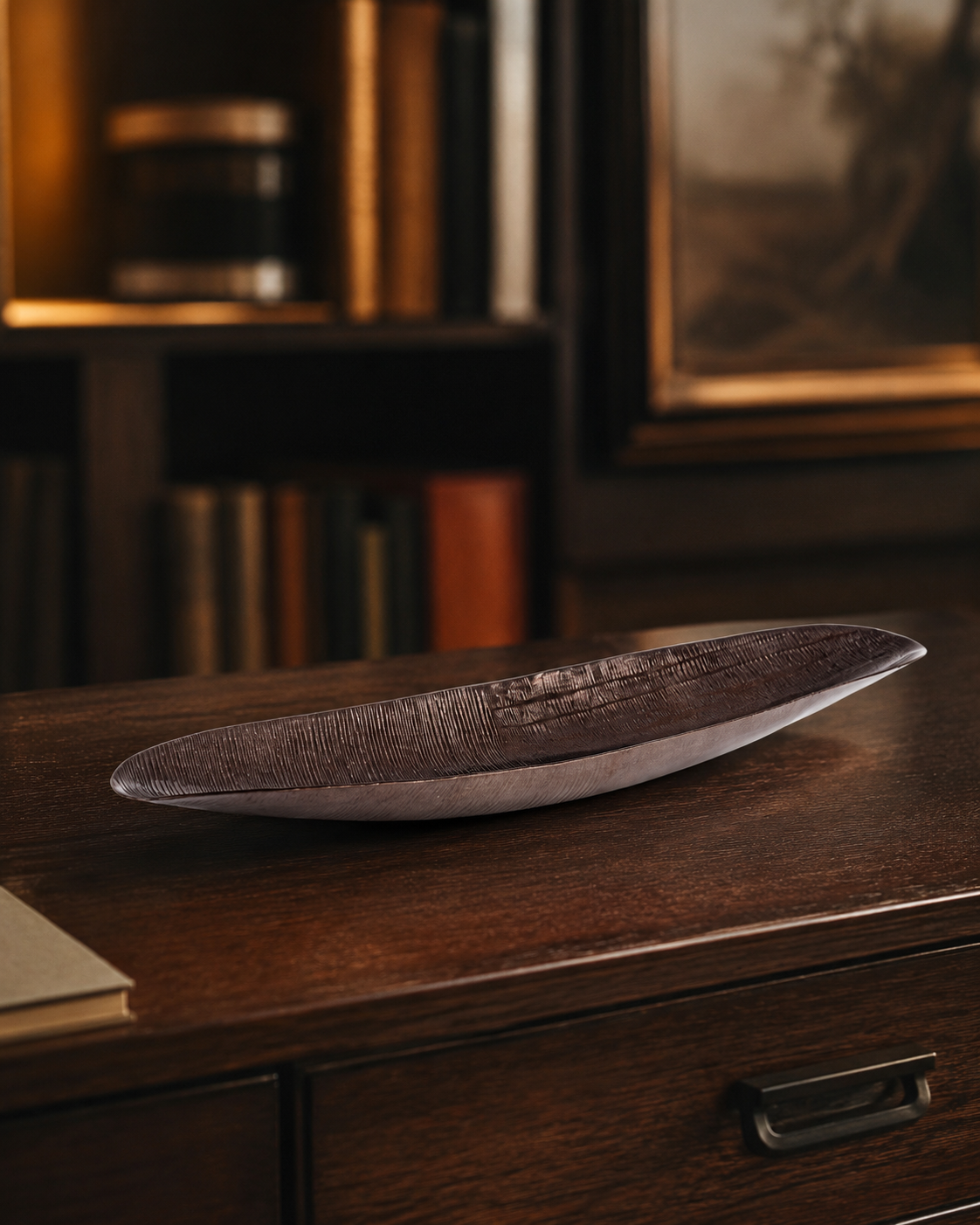 VASSOIO DECORATIVO REEL BIZZOTTO | in alluminio | 56x15,5x4,5cm