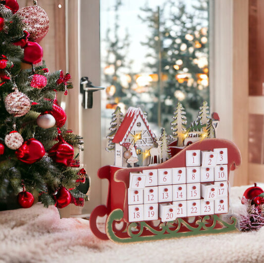 VILLAGGIO DELL'AVVENTO BRANDANI | in legno | 35x7,5x30cm