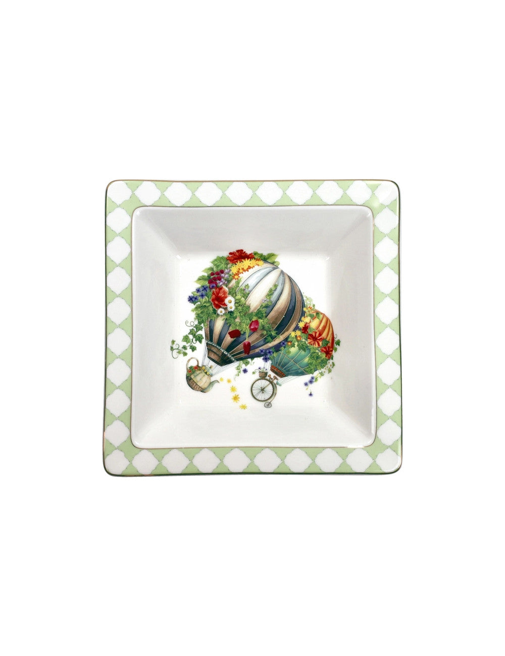 VUOTATASCHE WONDERLAND BRANDANI | in porcellana | 19x19cm