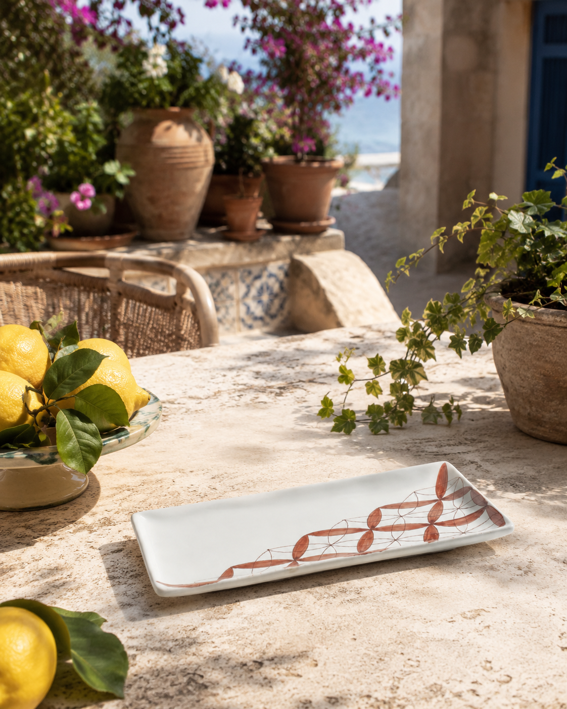 PLATEAU ASSILAH SOPHIE MARIAGE | en céramique | 24cm