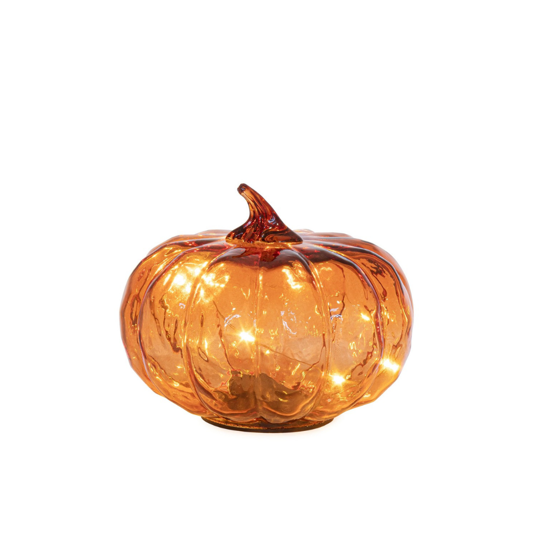 ZUCCA AUDRY BIZZOTTO - con led in vetro vari colori - Ø15x12cm | Adele Cherie