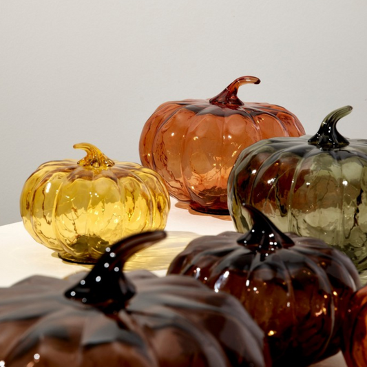 ZUCCA AUDRY BIZZOTTO | con led in vetro vari colori | Ø15x12cm