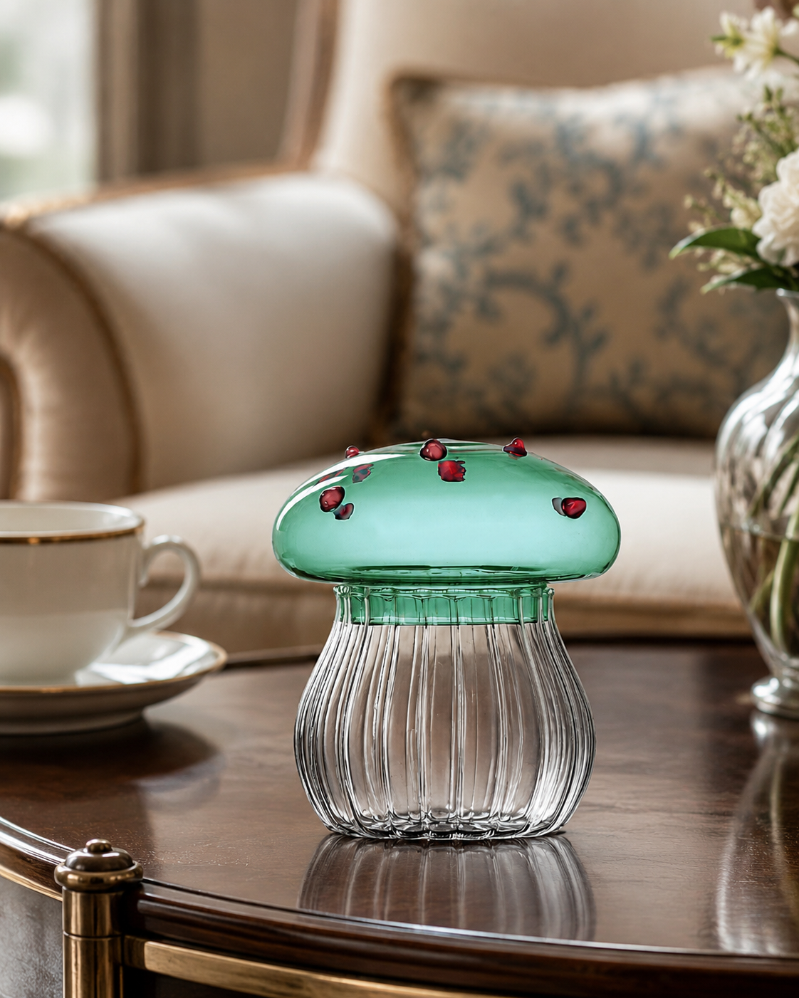 MUSHROOM SUGAR BOWL ICHENDORF MILAN | Alice collection | Ø8x10cm