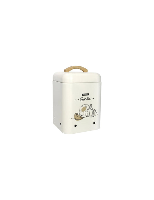 BARATTOLO GARLIC BRANDANI | in metallo | 15x15x21cm