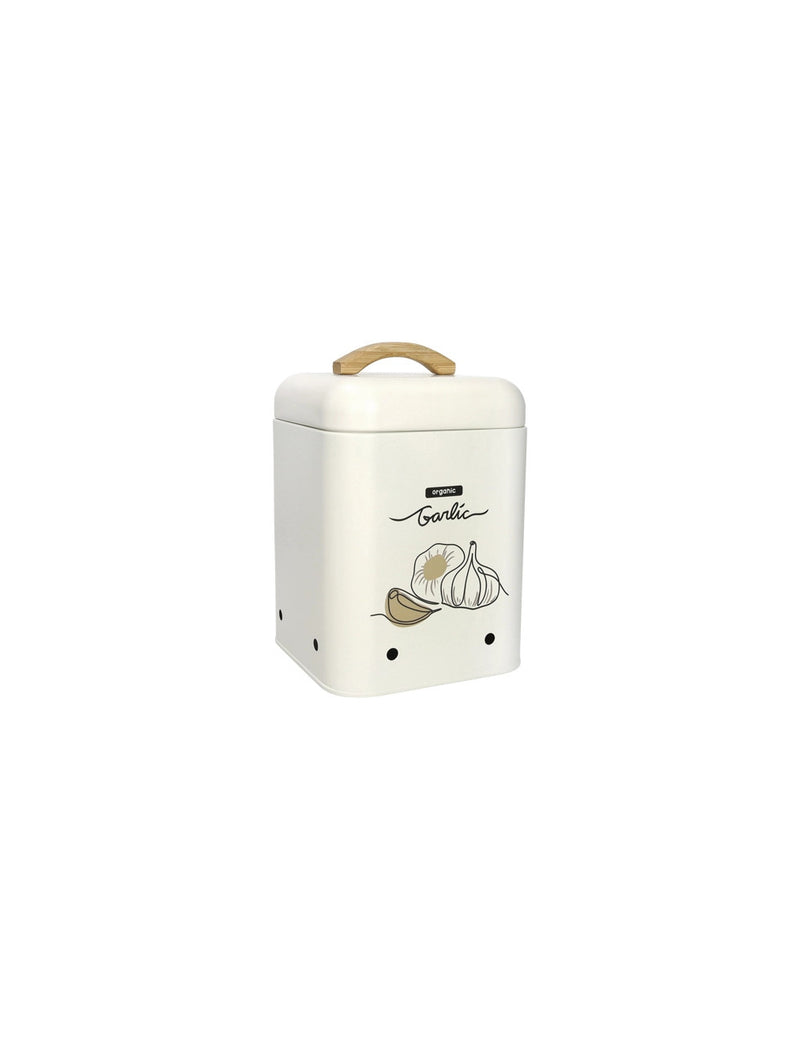 BARATTOLO GARLIC BRANDANI | in metallo | 15x15x21cm