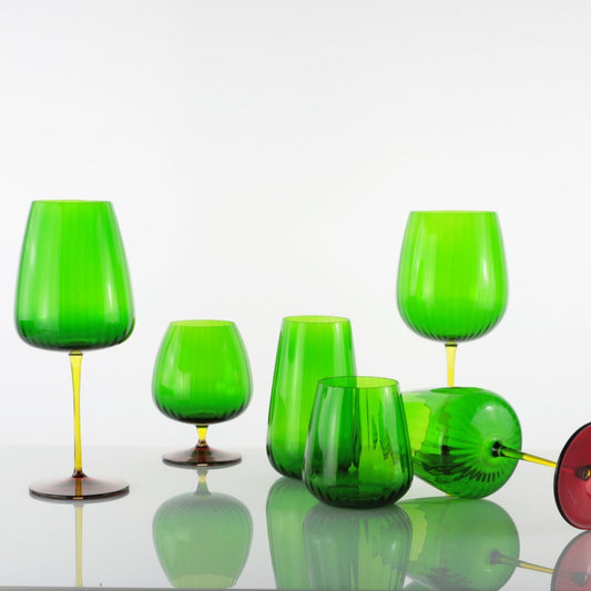 CALICE GIN JOY WEISSESTAL | in vetro vari colori | 2pz