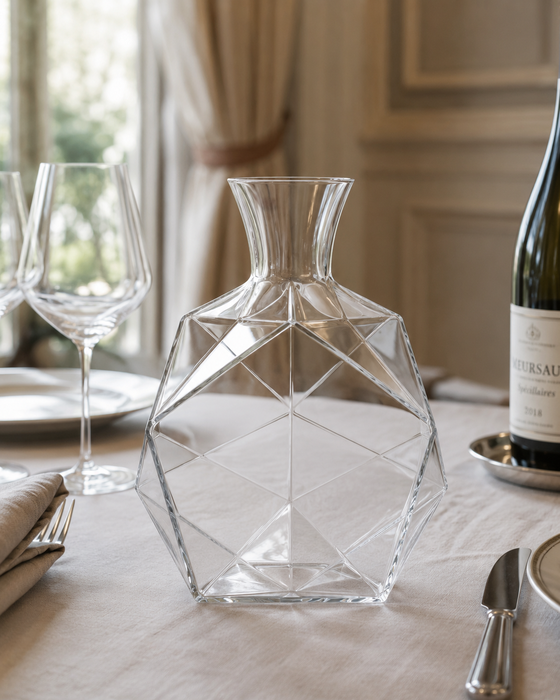 CARAFE DIAMOND BRANDANI | en verre | différentes tailles