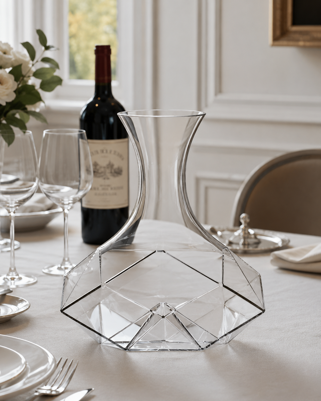 CARAFE DIAMOND BRANDANI | en verre | différentes tailles