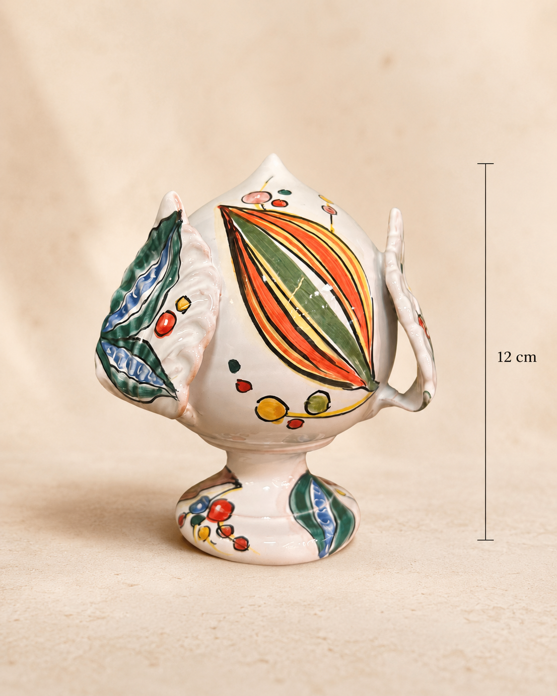 DEMETRA INDIANO | Pumo décoré de feuilles | différentes tailles