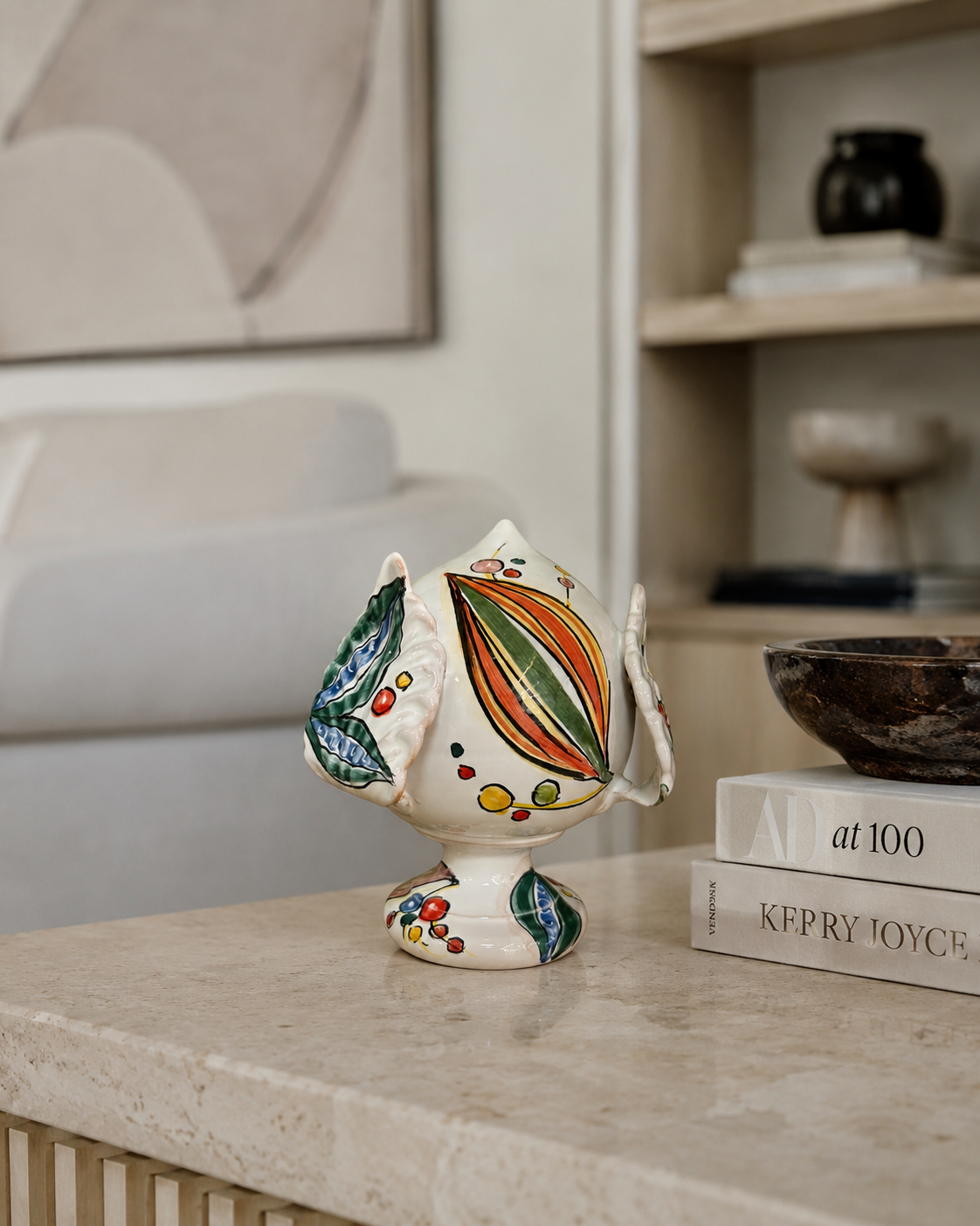 DEMETRA INDIANO | Pumo décoré de feuilles | différentes tailles