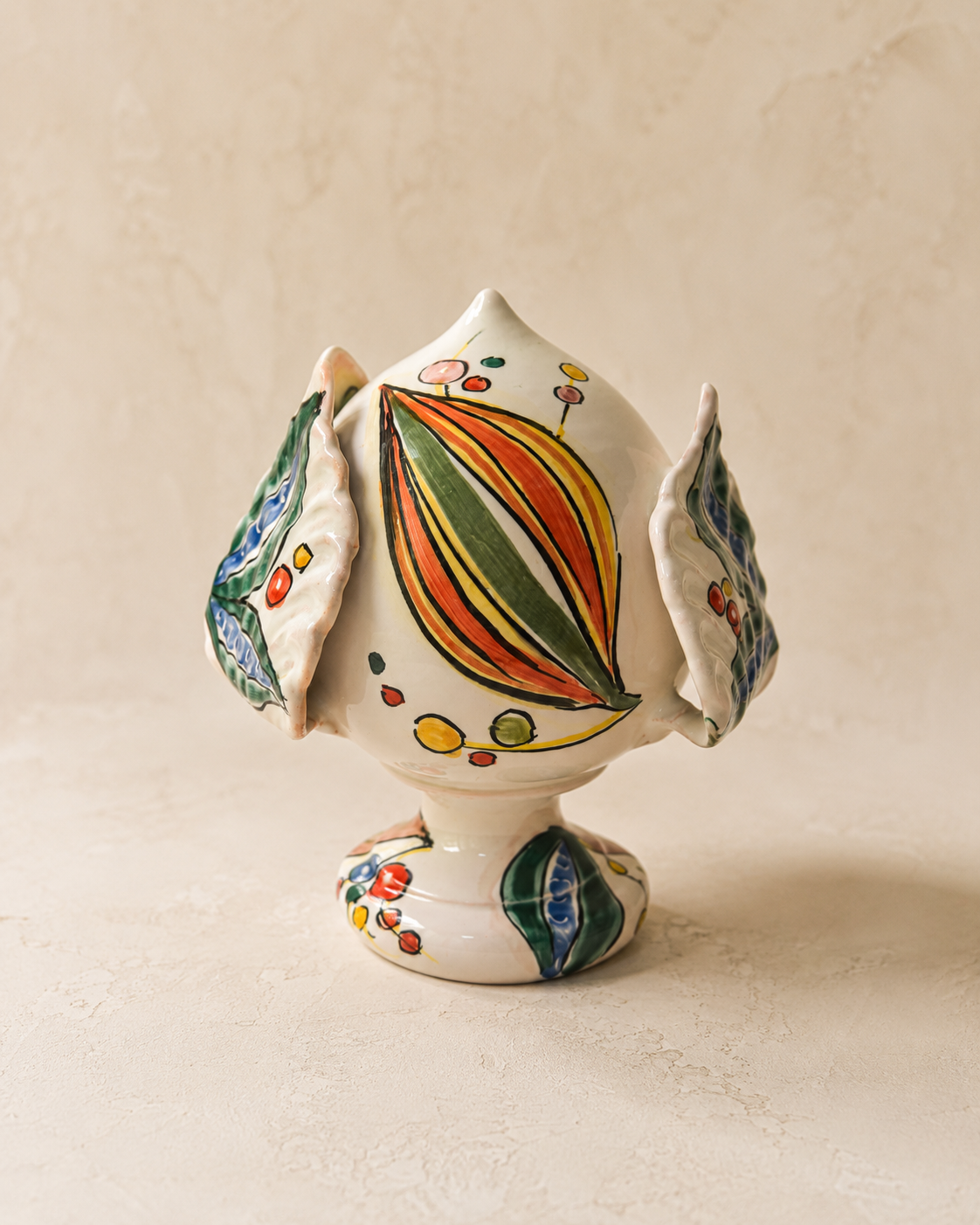 DEMETRA INDIANO | Pumo décoré de feuilles | différentes tailles