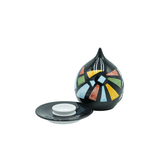 PORTACANDELA SKODURA SOPHIE MARIAGE | in ceramica | 15cm