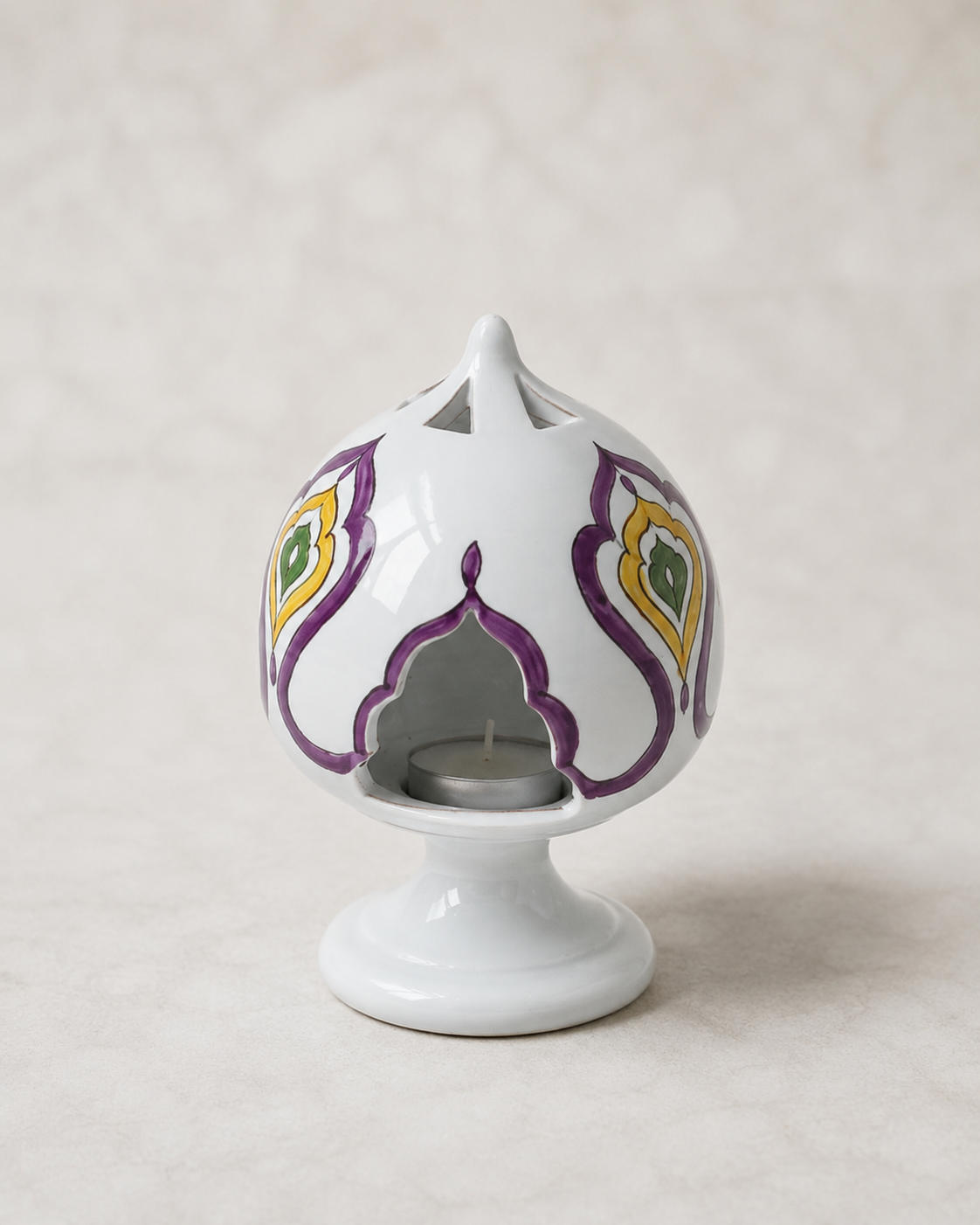 PORTACANDELA MARRAKECH SOPHIE MARIAGE | in ceramica vari colori | 15cm