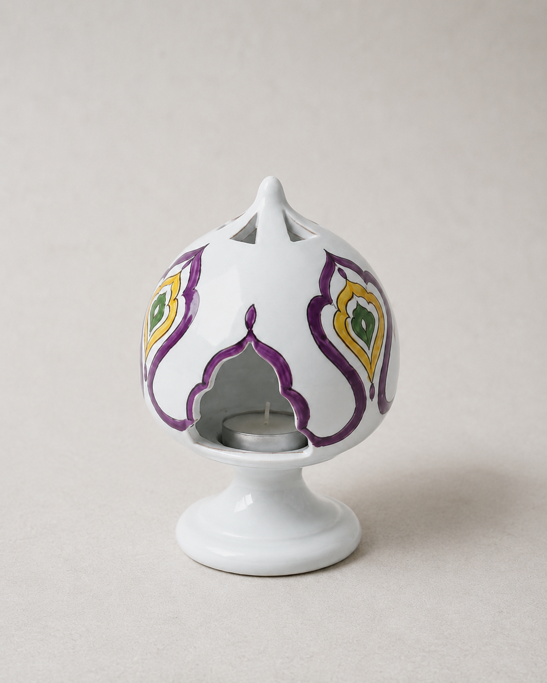PORTACANDELA MARRAKECH SOPHIE MARIAGE | in ceramica vari colori | 15cm