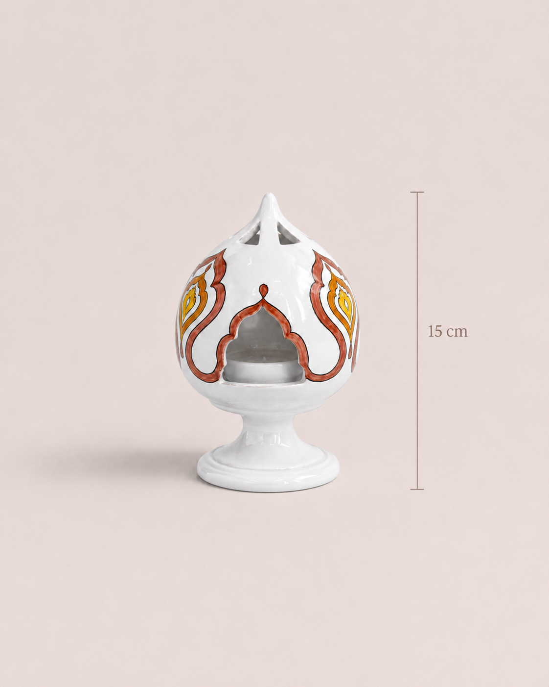 PORTACANDELA MARRAKECH SOPHIE MARIAGE | in ceramica vari colori | 15cm