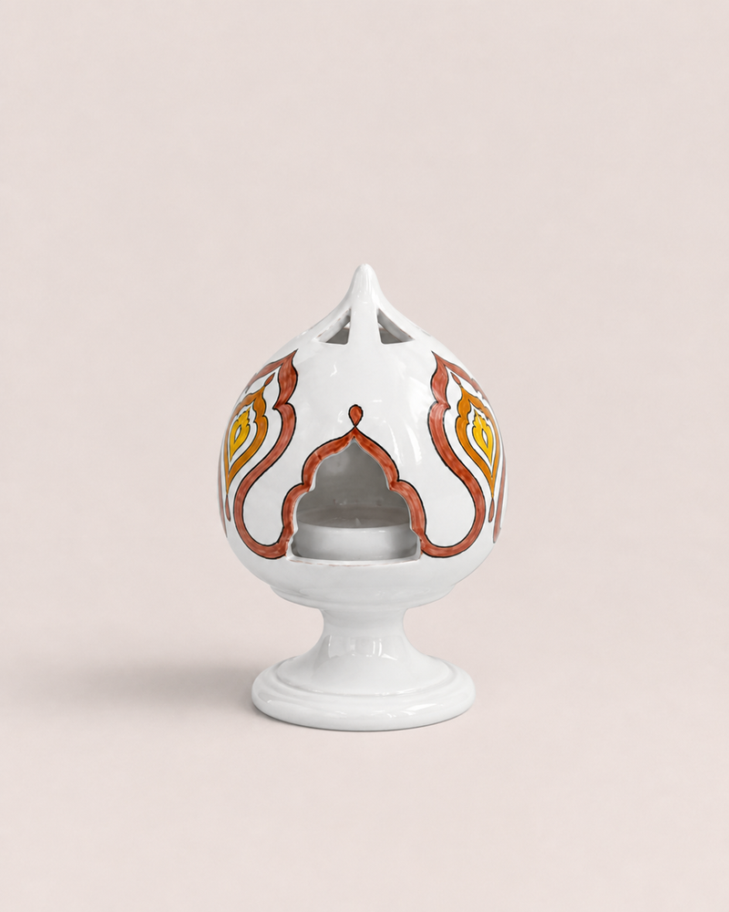 PORTACANDELA MARRAKECH SOPHIE MARIAGE | in ceramica vari colori | 15cm