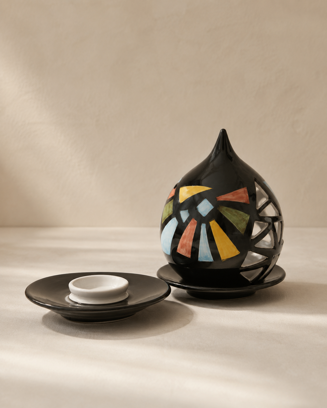 PORTACANDELA SKODURA SOPHIE MARIAGE | in ceramica | 15cm
