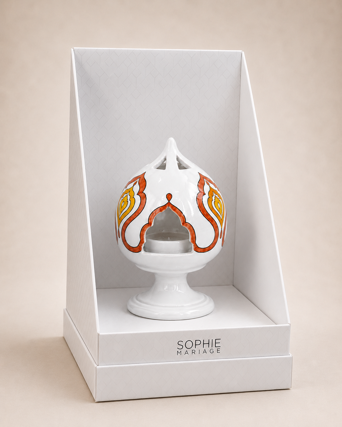 PORTACANDELA MARRAKECH SOPHIE MARIAGE | in ceramica vari colori | 15cm