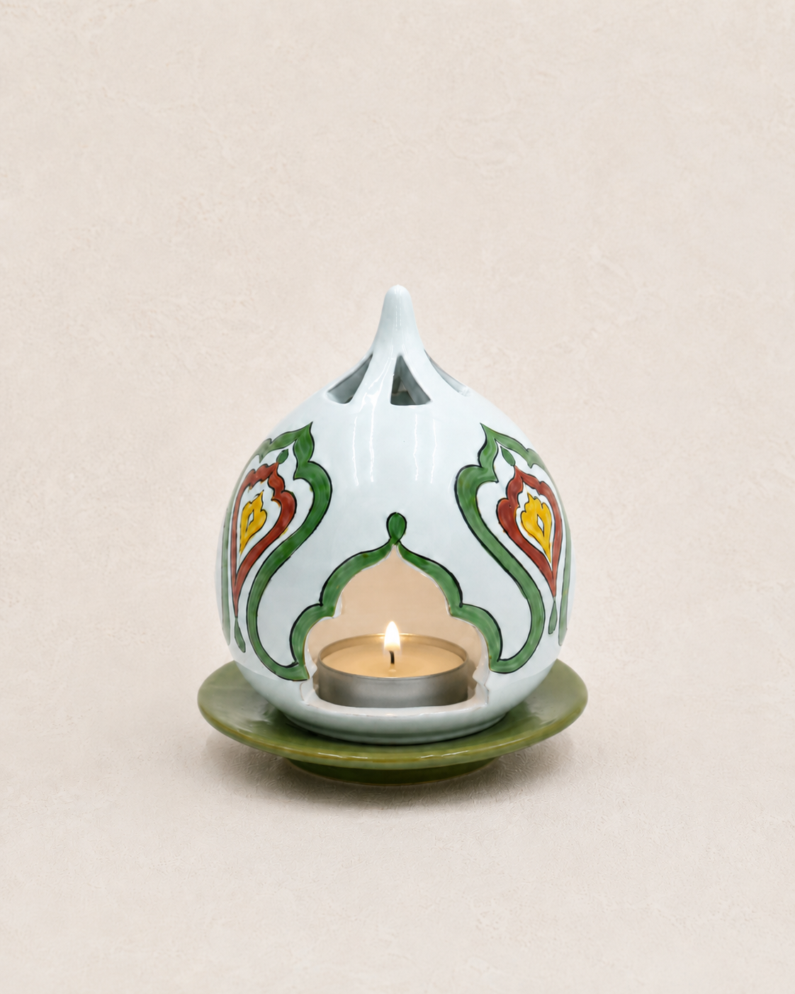 PORTACANDELA MARRAKECH SOPHIE MARIAGE | in ceramica vari colori | 12cm