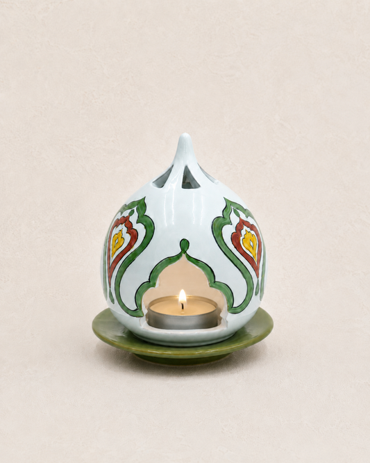 PORTACANDELA MARRAKECH SOPHIE MARIAGE | in ceramica vari colori | 12cm