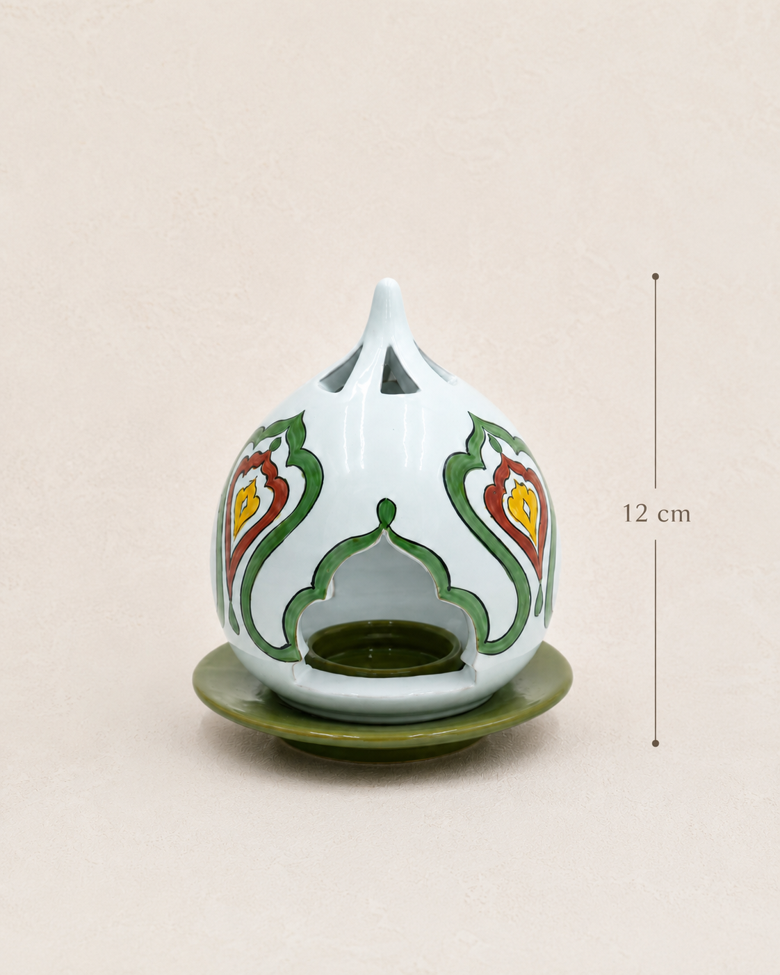 PORTACANDELA MARRAKECH SOPHIE MARIAGE | in ceramica vari colori | 12cm