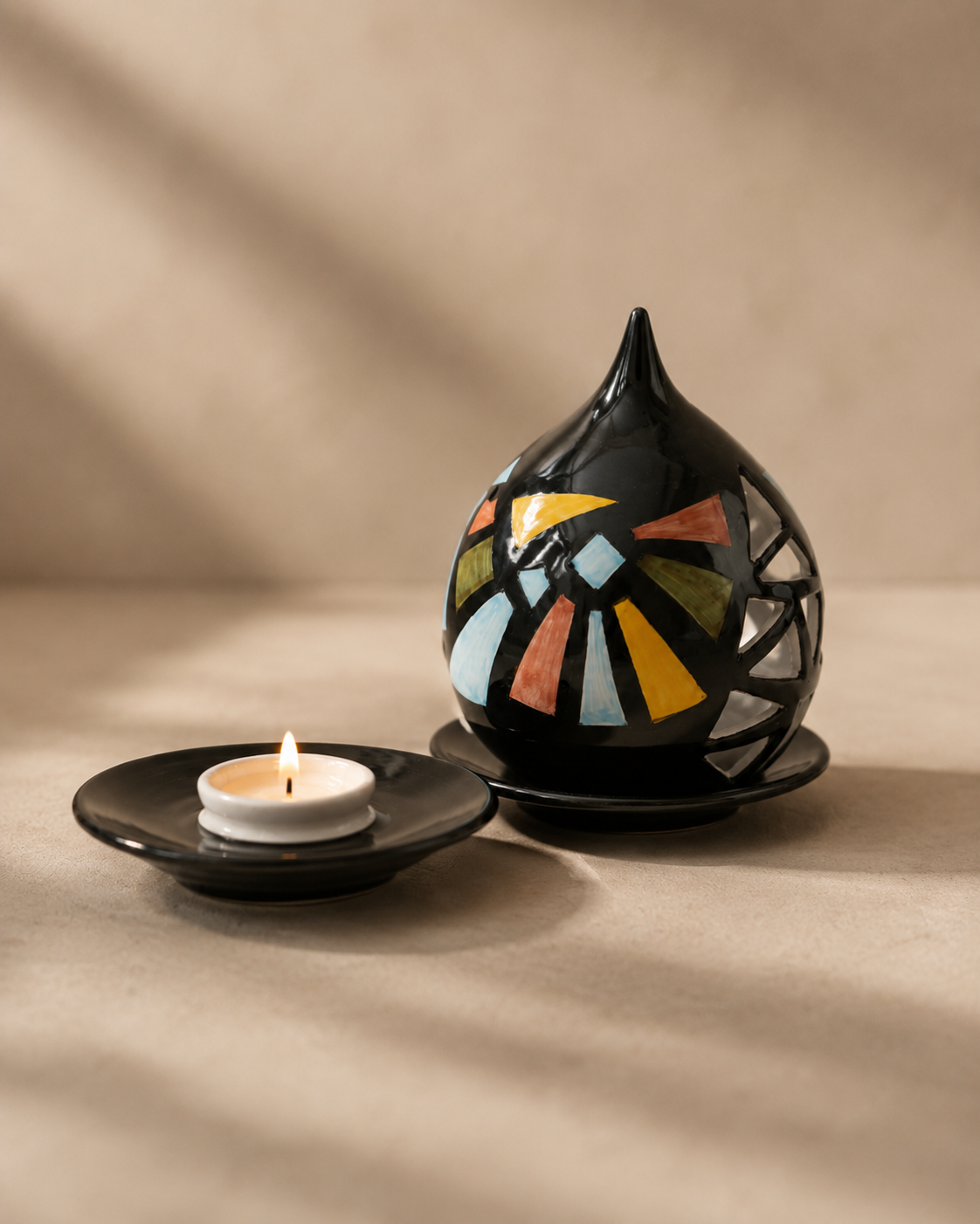 PORTACANDELA SKODURA SOPHIE MARIAGE | in ceramica | 15cm