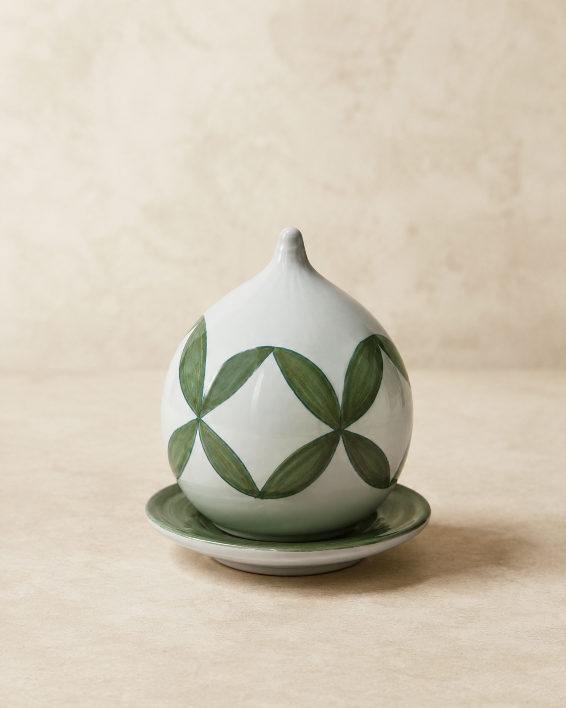 BOUGEOIR ZAGORA SOPHIE MARIAGE | en céramique | 12cm