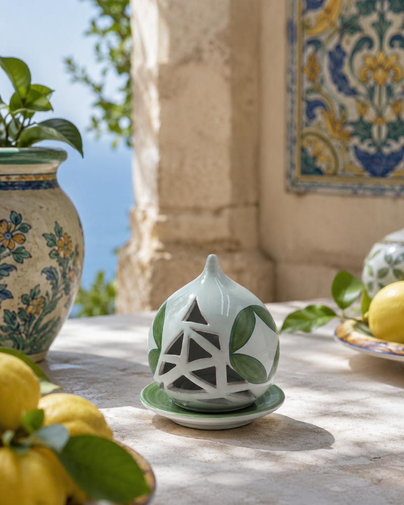 BOUGEOIR ZAGORA SOPHIE MARIAGE | en céramique | 12cm