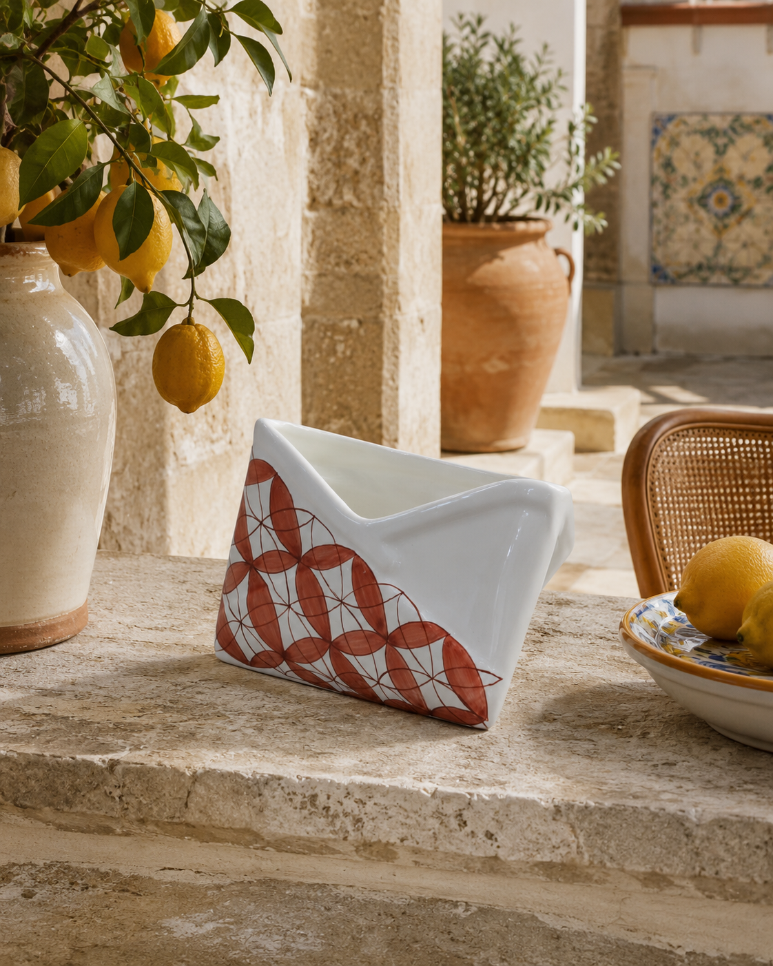 PORTE-COUTEAUX ASSILAH SOPHIE MARIAGE | en céramique | 17cm