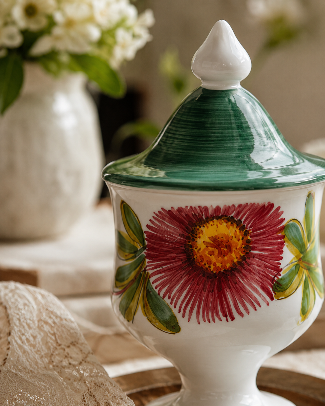 POTICHE FIORE DEL DESERTO SOPHIE MARIAGE | in ceramica | varie misure
