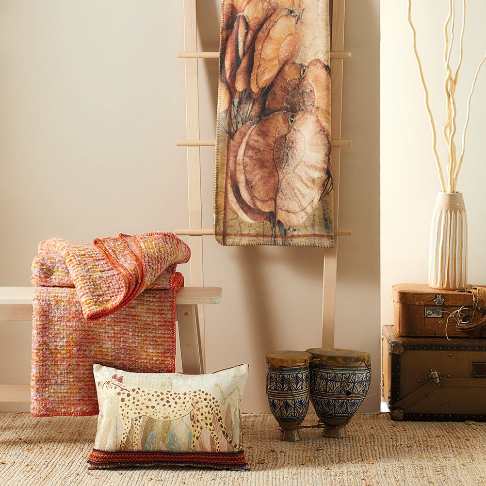 CUSCINO RAW ELEGANCE MAISON SUCRÉE - in cotone - 40x40cm - foto 9 | Adele Chérie