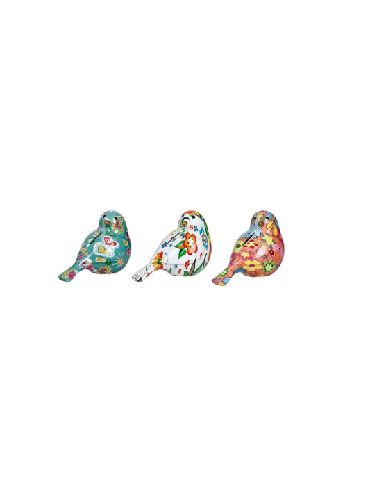 SALVADANAIO UCCELLINI BRANDANI | decori assortiti | 15x9x11cm
