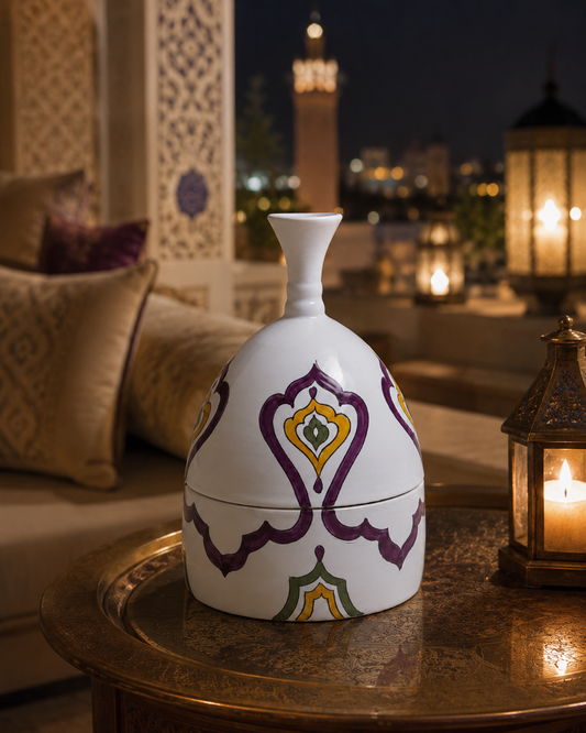 SCATOLA MARRAKECH SOPHIE MARIAGE | in ceramica vari colori | 22cm