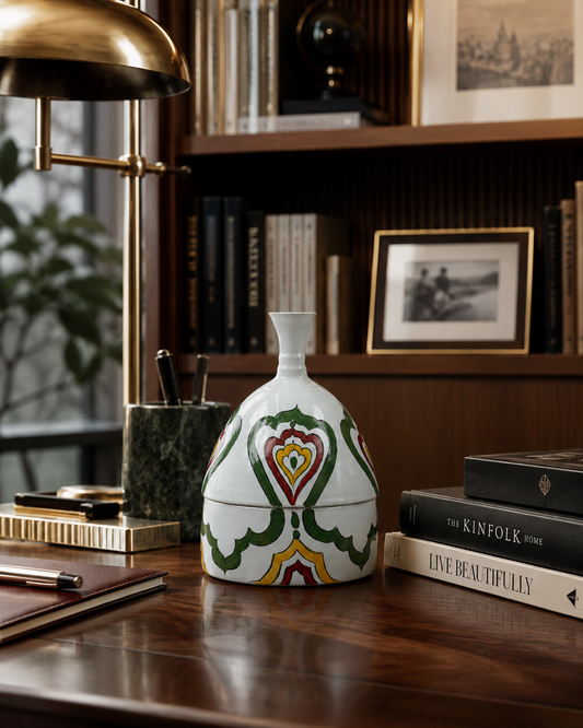 SCATOLA MARRAKECH SOPHIE MARIAGE | in ceramica vari colori | 22cm