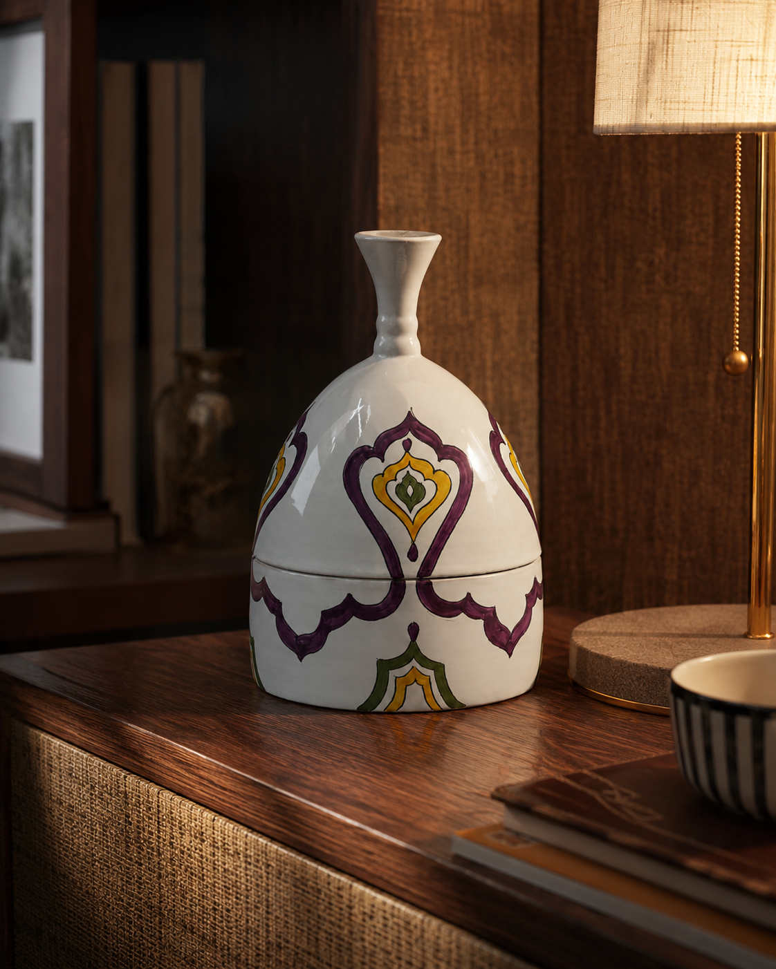 SCATOLA MARRAKECH SOPHIE MARIAGE | in ceramica vari colori | 22cm