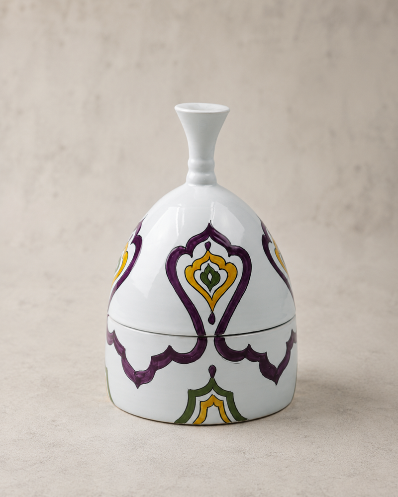 SCATOLA MARRAKECH SOPHIE MARIAGE | in ceramica vari colori | 22cm