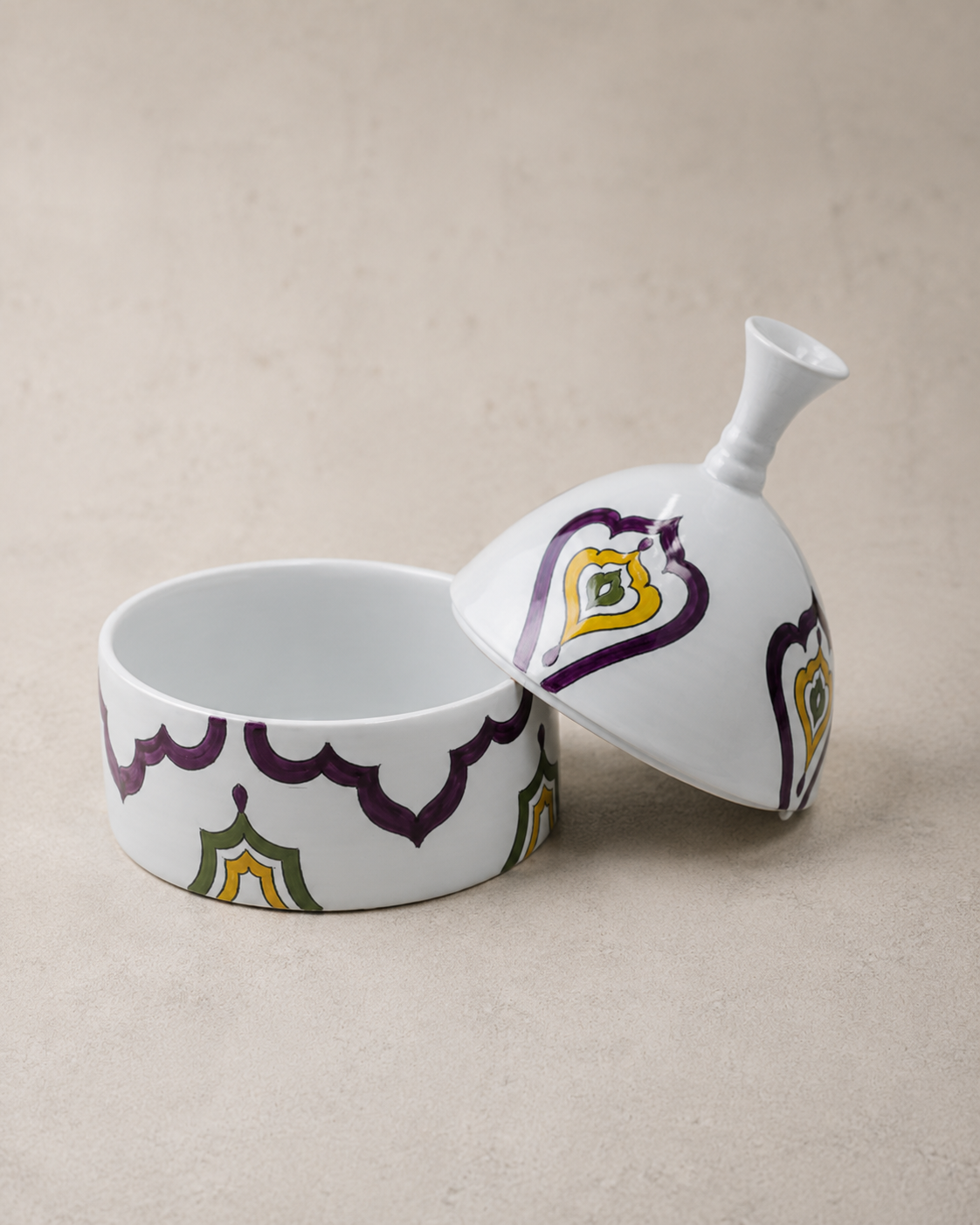 SCATOLA MARRAKECH SOPHIE MARIAGE | in ceramica vari colori | 22cm