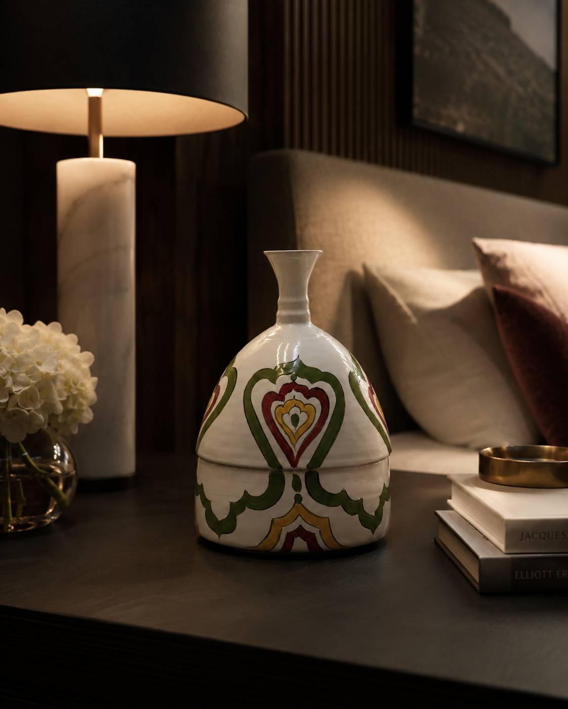 SCATOLA MARRAKECH SOPHIE MARIAGE | in ceramica vari colori | 22cm