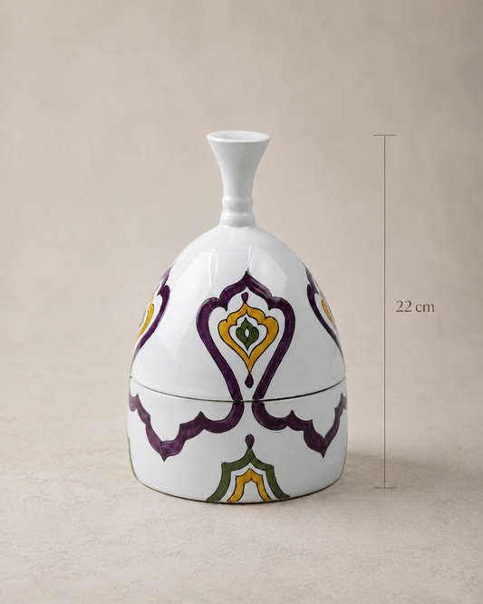 SCATOLA MARRAKECH SOPHIE MARIAGE | in ceramica vari colori | 22cm