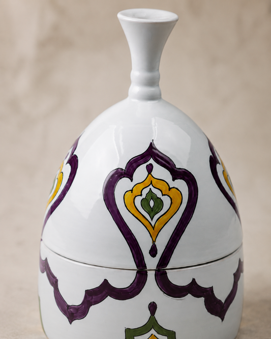 SCATOLA MARRAKECH SOPHIE MARIAGE | in ceramica vari colori | 22cm