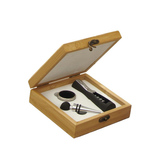 SET DEGUSTAZIONE VINO BRANDANI | cofanetto in legno | 3pz