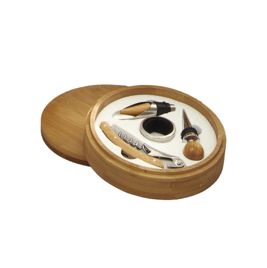SET DEGUSTAZIONE VINO BRANDANI | cofanetto in legno | 4pz